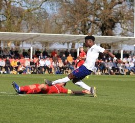 Arsenal Winger Of Nigerian Descent Saka Scores Twice For England U19s