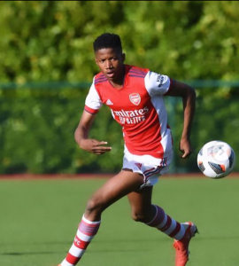 Danish-Nigerian striker debuts for Arsenal U18s in 4-4 draw v Olofinjana's West Brom