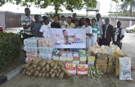 Etebo Oghenekaro Peter Foundation Distributes Food, Clothes To Orphanages, Widows As Wealth Etebo Clocks Two 