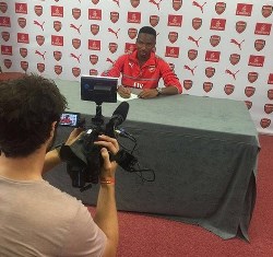 Official : Arsenal Announce Signing Of Nigerian Teen Sensation Kelechi Nwakali 