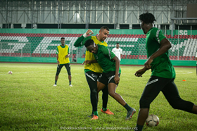 Semi Ajayi, Osimhen, Collins Involved In Super Eagles Training Session Wednesday Evening