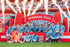 'Next the treble?' - Oliseh hails Man City, Guardiola for winning FA Cup final v Man Utd