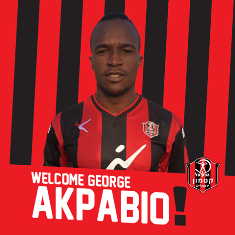 Official : Ex-Ajax Cape Town Hitman Akpabio Joins Hapoel Katamon, Handed No 10 Kit 