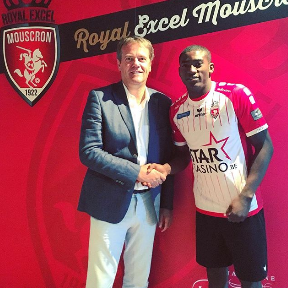 (See Photo) First Picture Of Liverpool Loanee In Royal Excel Mouscron Kit