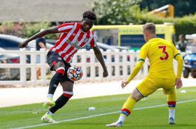 Brentford's Oyegoke plays against Eagles first team stars Benteke, Clyne, Gallagher in friendly