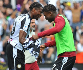 Salernitana express interest in Ehizibue but Udinese offer another Super Eagles-eligible player 
