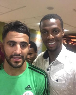(Photo Evidence) Nigeria U20 Striker Fraternizing With Algeria Star Riyad Mahrez 