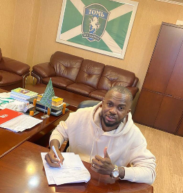 Done Deal : Ex-Flying Eagles Dazzler Osuchukwu Becomes First African To Join Tom Tomsk 