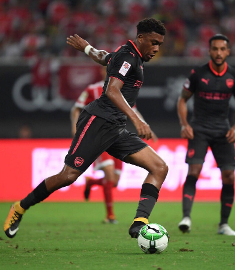 Iwobi Scored His First Arsenal Goal Two Years Ago Today & Outshone Lacazette