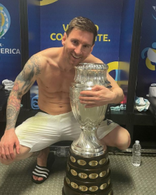 Glasgow Rangers star Aribo excited after Messi wins Copa America with Argentina 