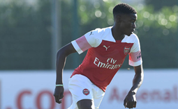 Arsenal's Anglo-Nigerian right-back receives first call-up for a Premier League match 