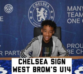 Photo confirmation : Chelsea sign West Brom whizkid to bolster academy ranks