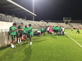 Super Eagles Final Training Session: Recovery Drills For Uyo Starters; Rest Of The Players Small-Sided Game