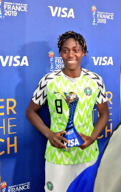  History Chaser Oshoala Confident Super Falcons Can Hold Their Own Against World Class France Team