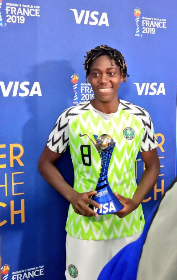 History Chaser Oshoala Confident Super Falcons Can Hold Their Own Against World Class France Team