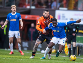 Rangers fullback Bassey named in Scottish Premiership TOTW after assist vs Dundee United
