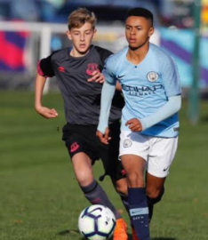 Nigerian Striker Likened To Aubameyang Agrees Two New Deals With Manchester City