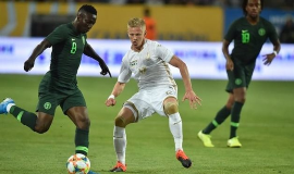  Ukraine 2 Nigeria 2 : Aribo  Scores On Debut, Osimhen Converts Penalty As Super Eagles Surrender Two-Goal Lead