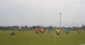 Blow-By-Blow Account Of Super Eagles Training Session, How Team A, B & C Lined Up 