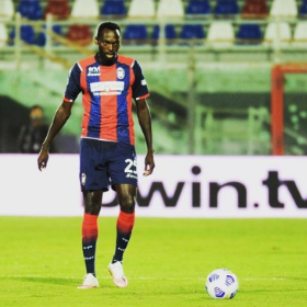 Crotone's Simy two goals away from breaking Nigerian record held by ex-Blackburn striker Yakubu