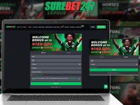Registration, verification and login process on Surebet247