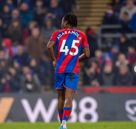 2003-born Irish-Nigerian left-back makes first senior start for Crystal Palace in win vs Stoke