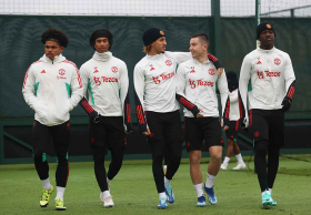 Pictured: Man Utd coach promotes two teenagers of Nigerian descent to first team training pre-Bournemouth 