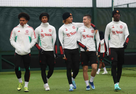 Pictured: Man Utd coach promotes two teenagers of Nigerian descent to first team training pre-Bournemouth