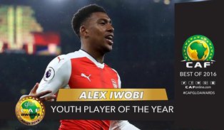 Arsenal Congratulate Talented Nigerian Duo Iwobi & Oshoala On Winning CAF Awards