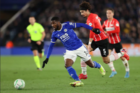  UECL : Two Super Eagles stars fire blanks in Leicester City's goalless draw vs Madueke's PSV