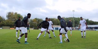 Ifeanyi Mathew and Usman Mohammed Miss Super Eagles First Training Session