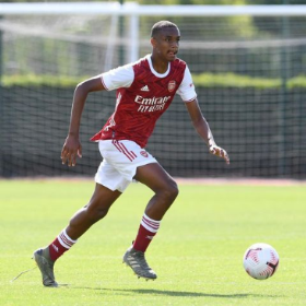 Teenage CB of Nigerian descent involved in Arsenal's penultimate workout pre-Brentford