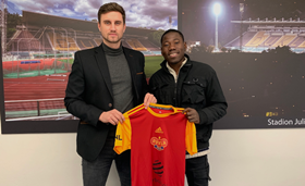 Photo Confirmation : Nigeria U23 Forward Joins Czech Club FK Dukla Prague 