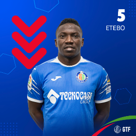 Getafe's Nigeria International Etebo Makes Full Debut In 2-1 Defeat To Barcelona
