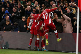 'Familiar rivals' - Arsenal loanee Balogun reacts to Boro knocking Spurs out of FA Cup