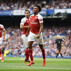 Iwobi Gets Good Ratings In Arsenal Defeat To Chelsea