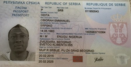 Exclusive : FK Vozdovac Striker Obiora Odita Gets Serbian Passport