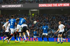 Cyriel Dessers' 22nd goal of the season helps Rangers delay Celtic's title party