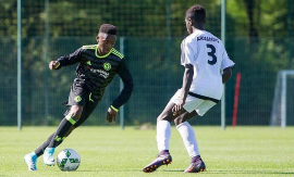 One Of The Most Expensive Preteens Signed By Chelsea Rejoins Golden Eaglets, Pinnick Convinced Him To Choose Nigeria