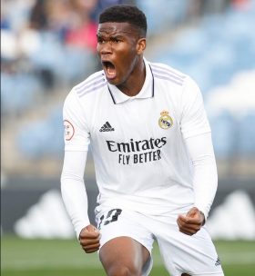 Left-footed Nigerian centre-back to sign new deal with Real Madrid, promoted to first team