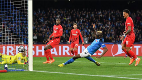 UCL : Two more goals for Osimhen as Napoli beat Eintracht Frankfurt to advance to quarterfinals
