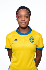 Remember Peter Ijeh? Headband-wearing Daughter Scores Brace, Bags 2 Assists For Sweden In 14-0 Win