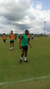 Blow-By-Blow Account Of Super Eagles First Training Session On Grass