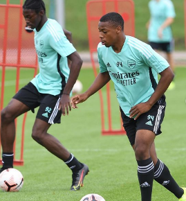 Photo : Nigerian winger who models his game after Neymar starts training with Arsenal U18s