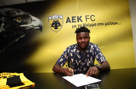 Confirmed : Released Wolverhampton Wanderers Striker Enobakhare Joins 12-Time Greek Champions