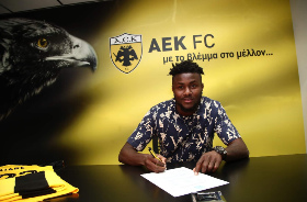 Confirmed : Released Wolverhampton Wanderers Striker Enobakhare Joins 12-Time Greek Champions 