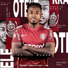 Official: Romanian club CFR Cluj snap up Philip Otele 