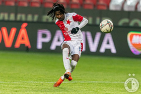'He Plays Great'- Slavia Coach Gives Glowing Assessment Of Olayinka After Game-winner
