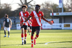 Olaigbe's rocket against Manchester United shortlisted for Southampton Goal of the Month