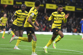 EPL wrap : Dennis scores; Troost-Ekong, Tella, Lookman start; Ndidi booked; Iwobi benched; Carney subbed in